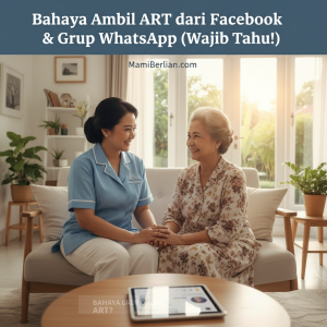 Majikan merasa khawatir melihat layar HP grup Facebook lowongan ART berisiko bahaya ambil ART dari Facebook