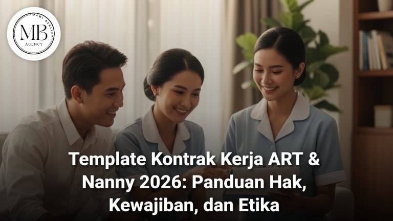 Template Kontrak Kerja ART & Nanny 2026 Mami Berlian Agency