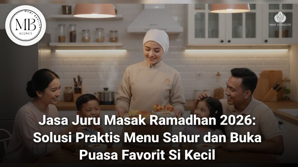 Juru masak profesional Mami Berlian sedang menyiapkan menu Ramadhan 2026