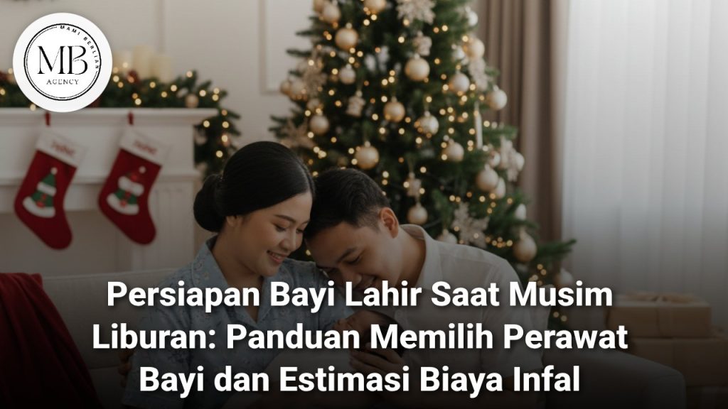 Perawat bayi profesional Mami Berlian merawat bayi saat musim liburan