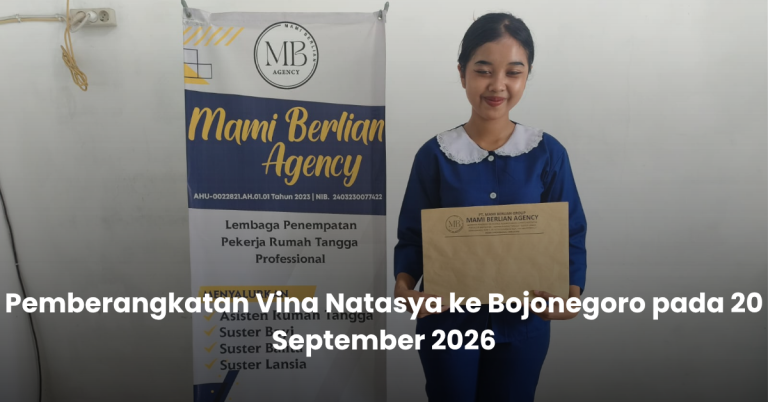 Pemberangkatan Vina Natasya ke Bojonegoro oleh Mami Berlian Agency
