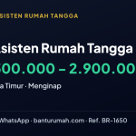 Lowongan Dicari Asisten Rumah Tangga di KOTA SURABAYA, JAWA TIMUR melalui BantuRumah