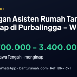 Lowongan Lowongan Asisten Rumah Tangga Menginap di Purbalingga – Wisma Mulia di Purbalingga melalui BantuRumah