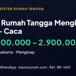 Lowongan Asisten Rumah Tangga Menginap di Bantul – Caca di Bantul, DI Yogyakarta melalui BantuRumah