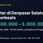 Lowongan Babysitter di Denpasar Selatan – thebutterbeats di Denpasar Selatan, Bali melalui BantuRumah