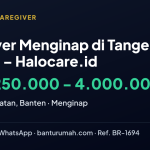 Lowongan Caregiver Menginap di Tangerang Selatan – Halocare.id di Tangerang Selatan, Banten melalui BantuRumah