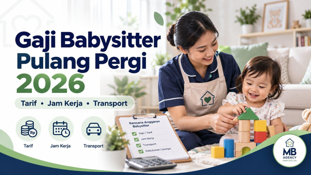 Gaji Babysitter Pulang Pergi 2026 tarif jam kerja dan transport