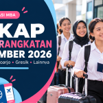 Rekap pemberangkatan pekerja Mami Berlian Agency September 2026 ke Surabaya, Sidoarjo, Gresik dan kota lainnya
